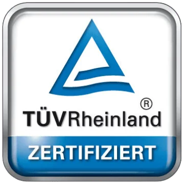 TÜV Rheinland zertifiziert-Logo
